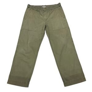 Alex Mill Army Fatigue Pants HBT Harringbone Twill Men's 35x29